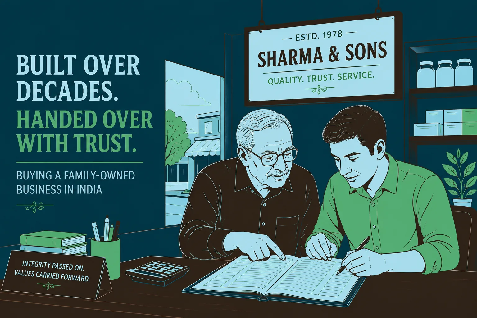 Built over decades, handed over with trust — buying a family-owned business in India